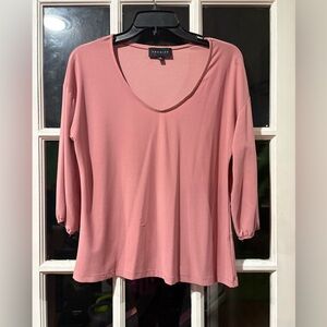 Max Studio Blush Long Sleeve Top
